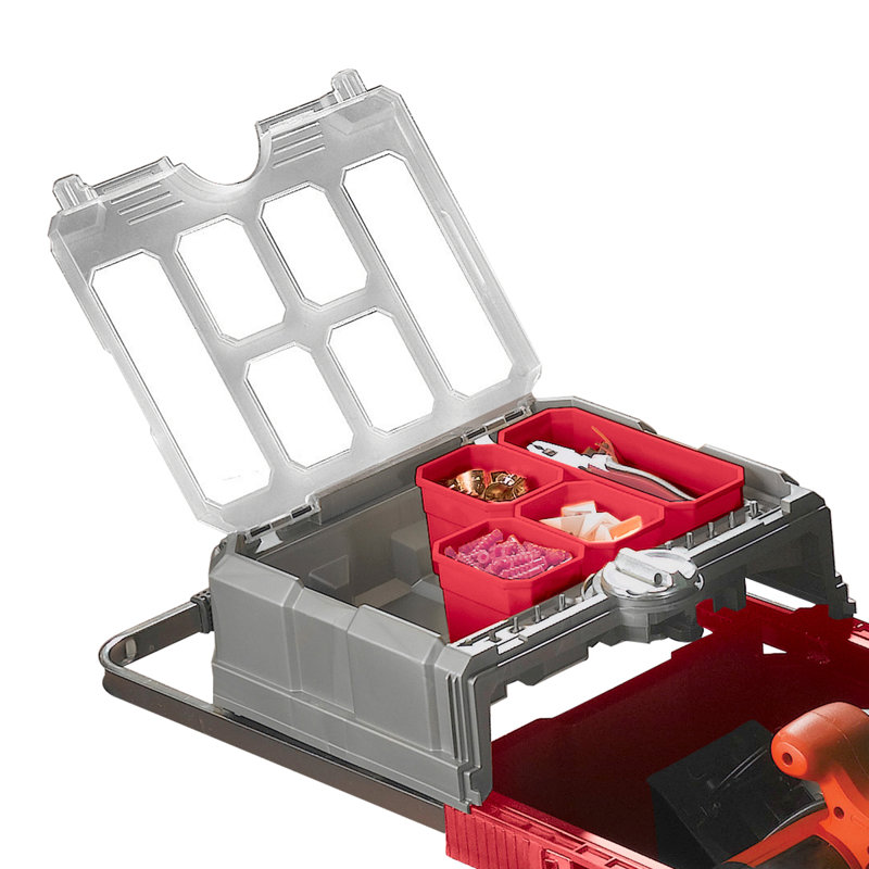 Keter New Masterloader Plastic Portable Rolling Organizer Tool Box